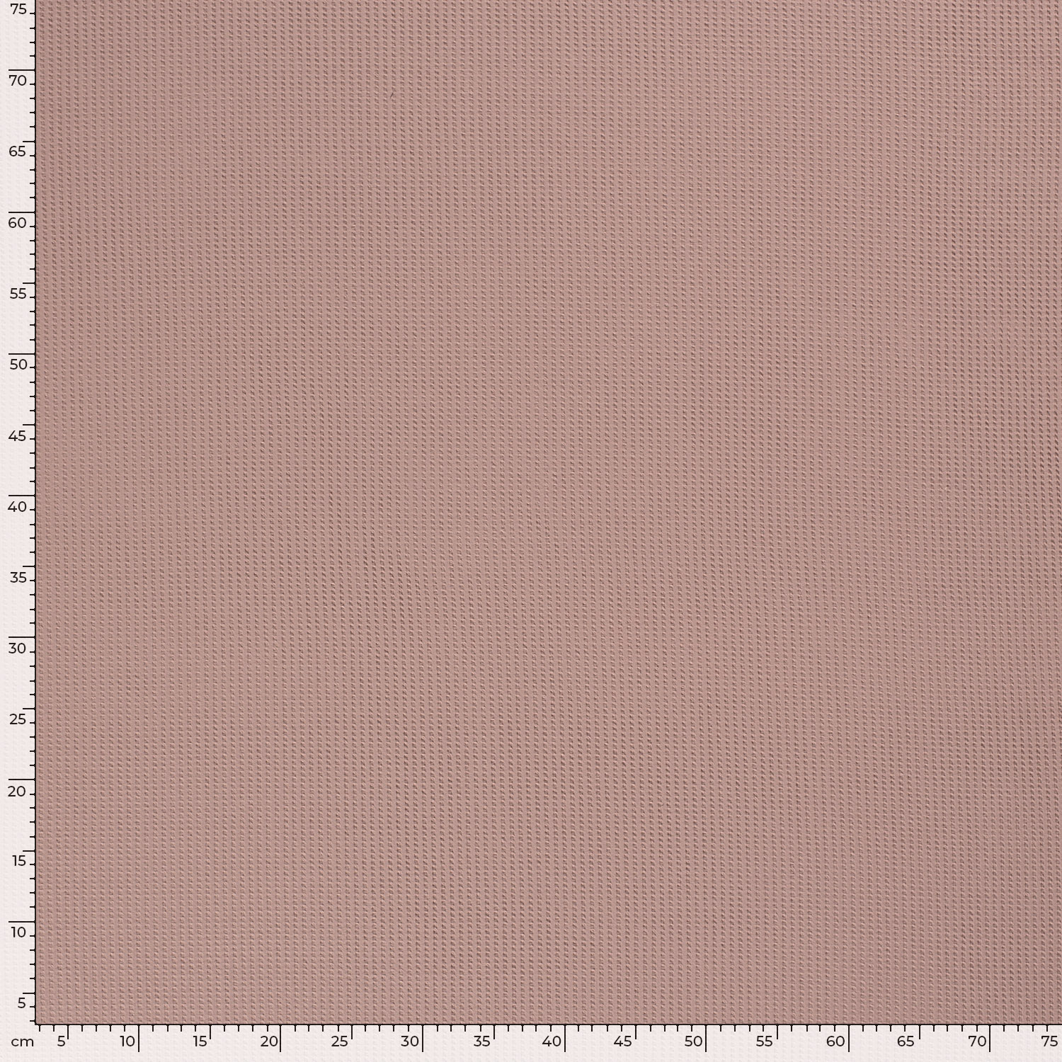 Úplet s vaflovou vazbou starorůžová