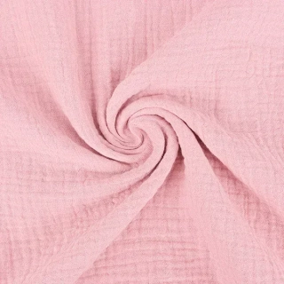 Dvojitá gázovina růžová baby