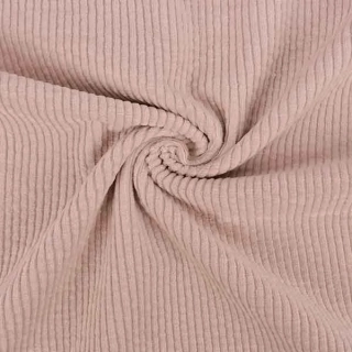 Manšestr pudrová předepraný strečový