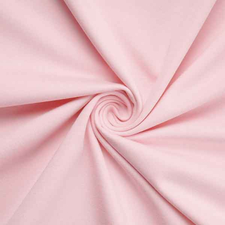 Počesaná teplákovina baby růžová 80/20