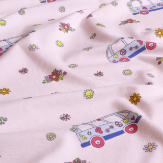 Úplet růžový Autobus