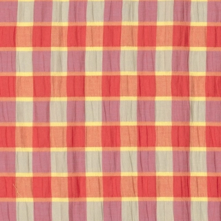 Seersucker - kostka červenožlutá