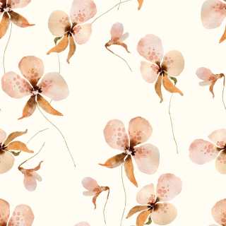 Dvojitá gázovina BIO Orchideje broskvové