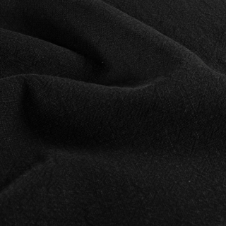 Len/bavlna černá předepraná