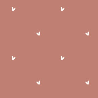 Popelín mauve Srdíčka