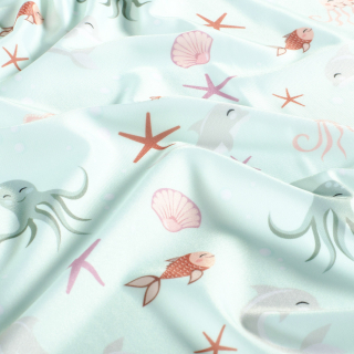 Plavkovina tyrkysová Mořský svět UV Protection