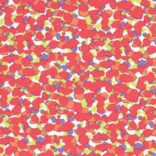 Viskoza tkaná Červené konfety (100% viskoza)