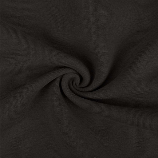 Počesaná teplákovina silná černá 10m