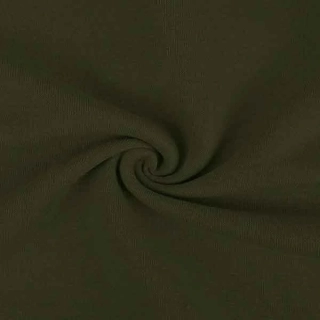 Počesaná teplákovina silná zelená tmavě 10m