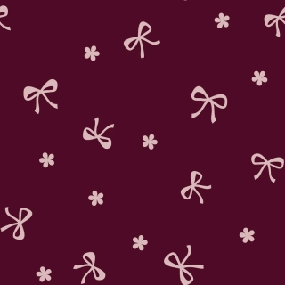 Manšestr tenký vínový Mašličky