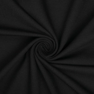 Úplet elast. černý 220g/m2