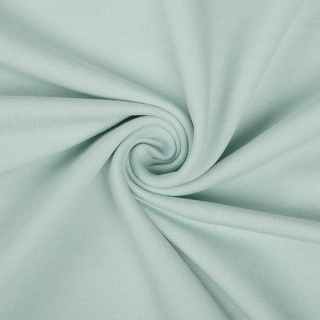 Úplet elast. kouřově mentolový 220g/m2