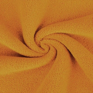 Bavlněný fleece hořčicový