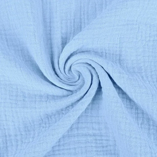 Dvojitá gázovina modrá nebeská10m