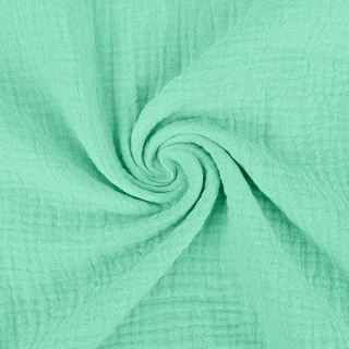 Dvojitá gázovina tmavá mint 10m