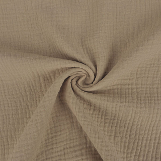 Dvojitá gázovina šedobéžová 10m