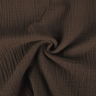 Dvojitá gázovina tm. hnědá 10m