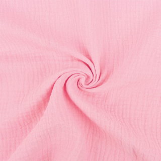 Dvojitá gázovina baby růžová 10m
