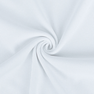 Úplet žebrovaný bílý 