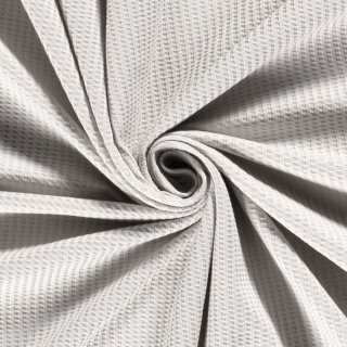 Úplet s vaflovou vazbou sv. šedý