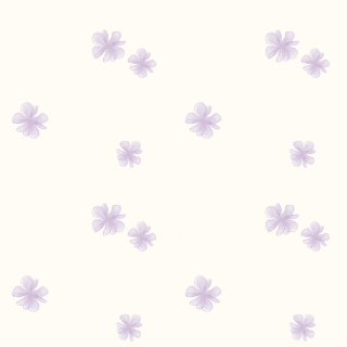 Úplet žebrovaný smet. bílý Fialové kytičky