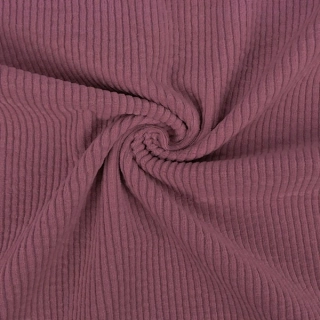 Manšestr mauve předepraný strečový