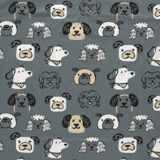 Úplet šedomodrý Pejsci