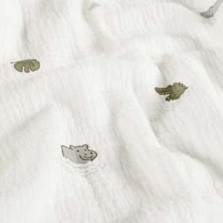 Dvojitá gázovina Hrošíci a krokodýli