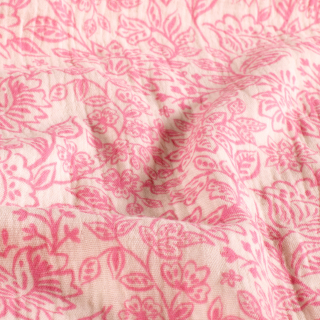 Dvojitá gázovina Kašmír korálový