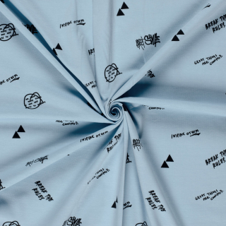 Úplet modrý Vzkazy