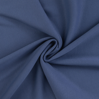 Náplet/úplet žebrovaný 2x1 modrý š. +/-100cm