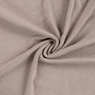 Náplet/úplet žebrovaný 2x1 pískový š. +/-100cm