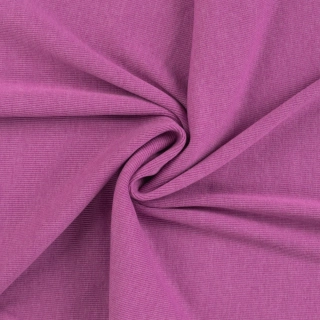 Náplet/úplet žebrovaný 2x1 magenta melír š. +/-100cm