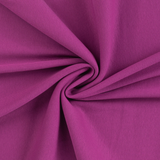 Náplet/úplet žebrovaný 2x1 magenta š. +/-100cm