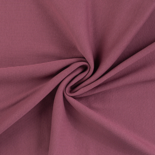 Náplet/úplet žebrovaný 2x1 hnědovínový š. +/-100cm