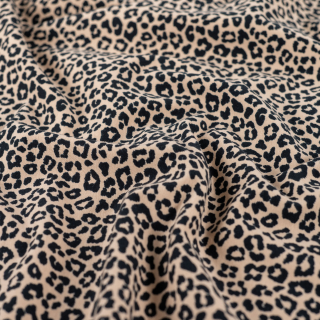 Teplákovina Leopard béžová