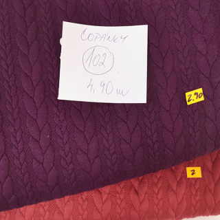 Copánky pletenina 99Kč/1m - 4,9m může obsahovat II. jakost