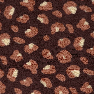 Beránek teddy Leopard silný nepružný 350g/m2