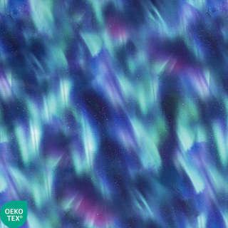 Funkční sportovní úplet Modrozelená mlha abstrakt