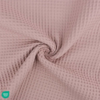 Vafle bavlněné pudrové