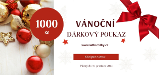 Vánoční dárkový poukaz 1000Kč